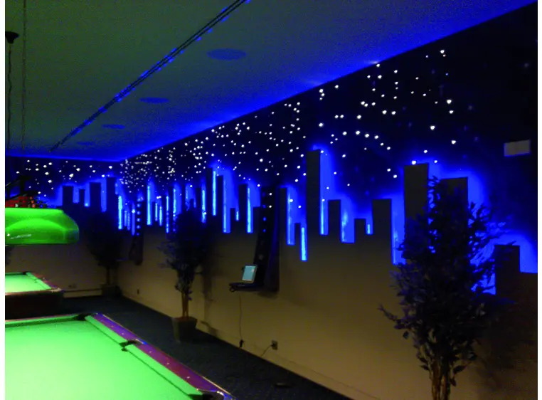 EUROLITE RUBBERLIGHT RL1-230V blue 5m 